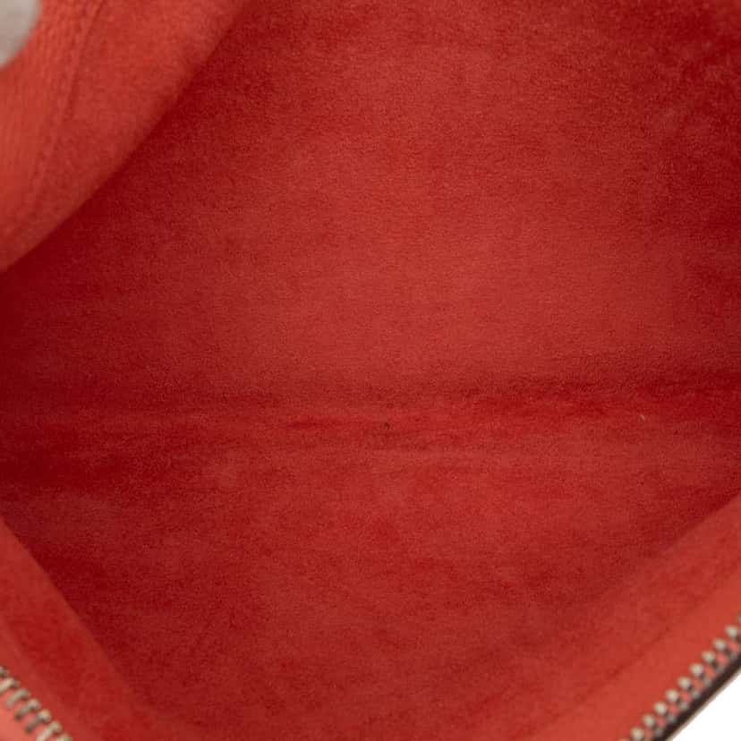 Hermès Medium Togo Bazar Pouch Orange Leather Good condition - Model View