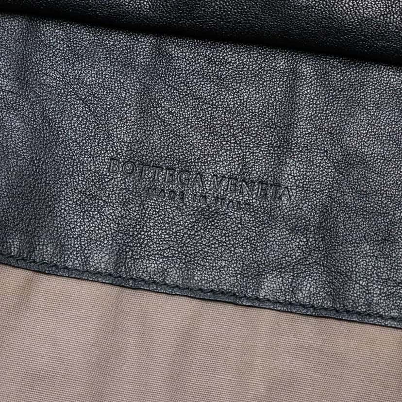 Bottega Veneta Tricolor Nappa Intrecciato Convertible Tote Black Leather Good condition - Box View