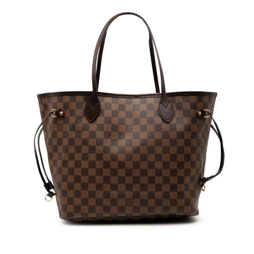 Louis Vuitton Damier Ebene Neverfull MM Brown Good condition - Front View