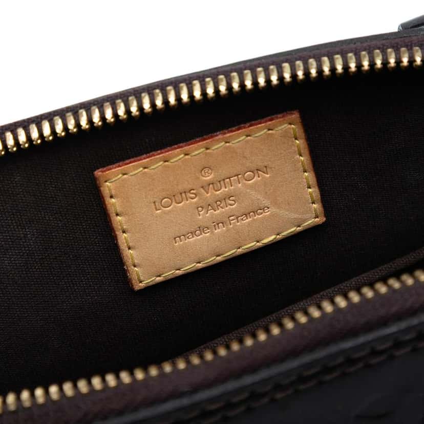 Louis Vuitton Monogram Vernis Alma BB Black Leather Good condition - Box View
