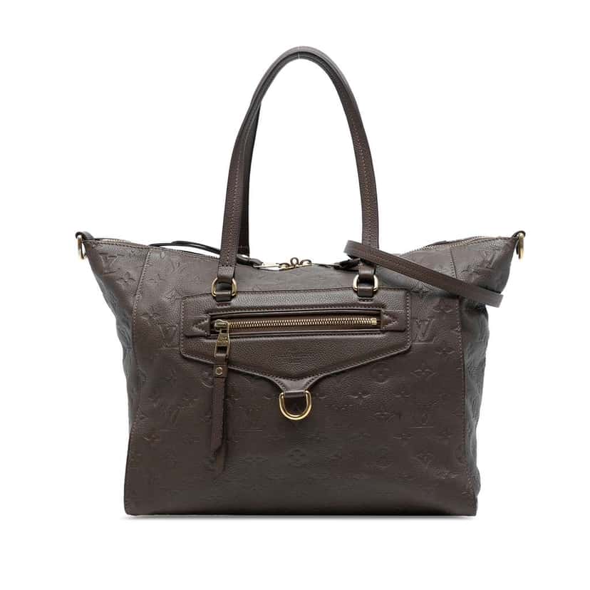 Louis Vuitton Monogram Empreinte Lumineuse PM Brown Leather Good condition - Front View