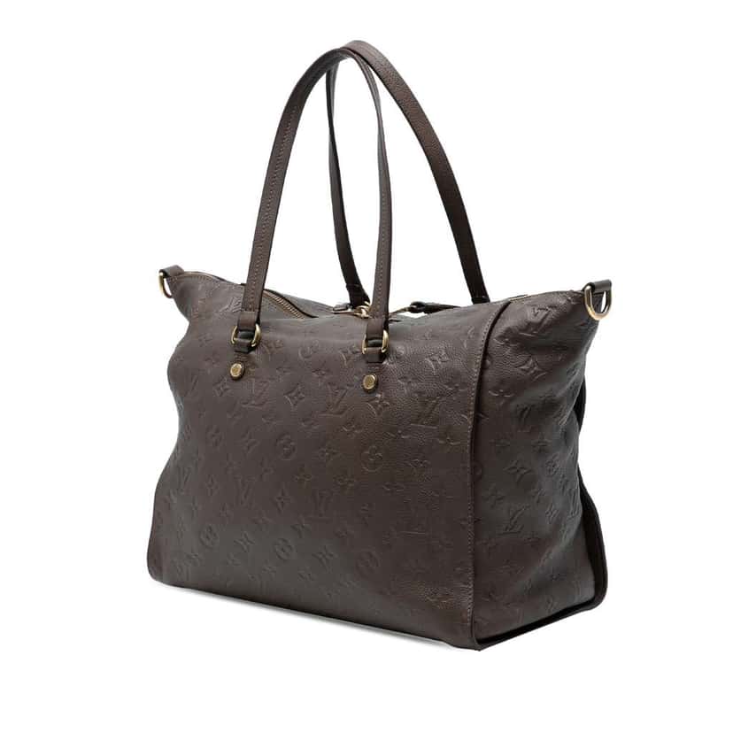 Louis Vuitton Monogram Empreinte Lumineuse PM Brown Leather Good condition - Back View