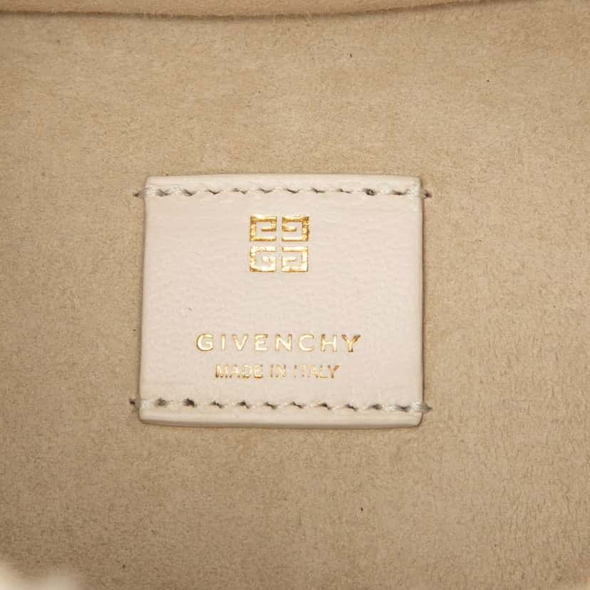Givenchy Mini Shearling G Hobo White Good condition - Box View