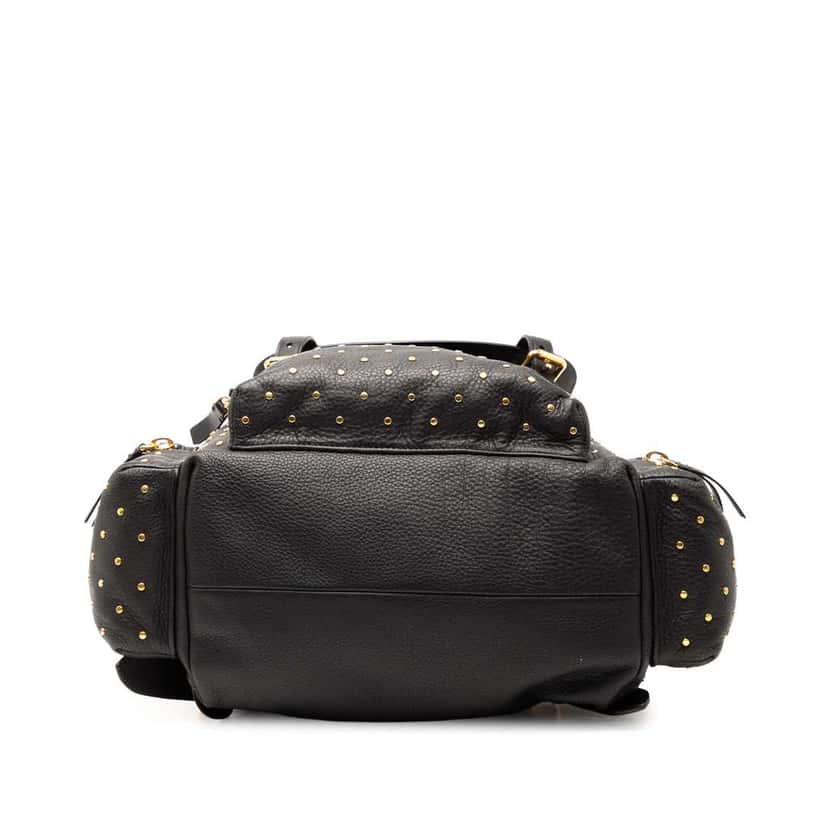 Burberry Leather Studded Rucksack Backpack Black Leather Good condition - Inside View