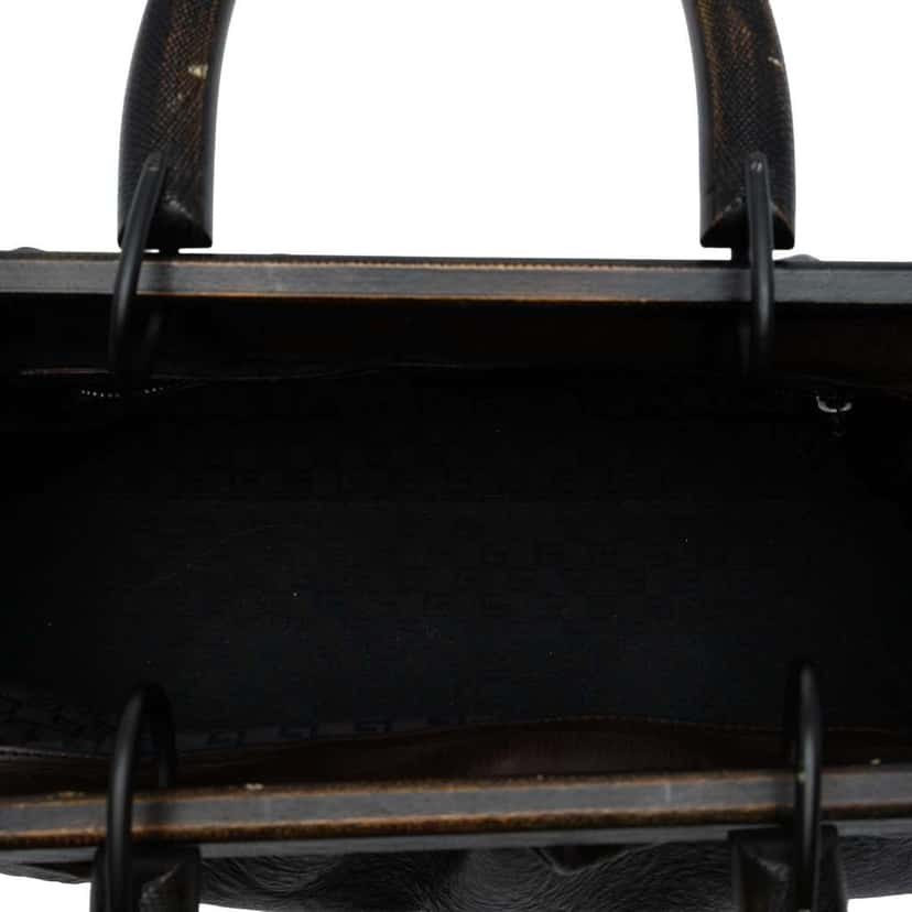 Gucci Leather Handbag Brown Leather Good condition - Model View