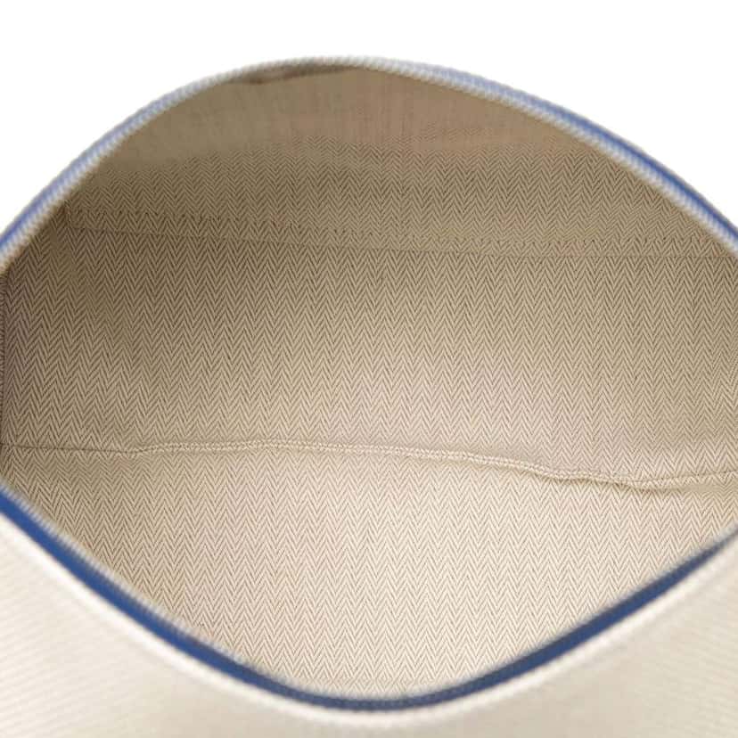 Hermès Large Canvas Bride A Brac Cabriole Case Brown Canvas Very good condition - Model View