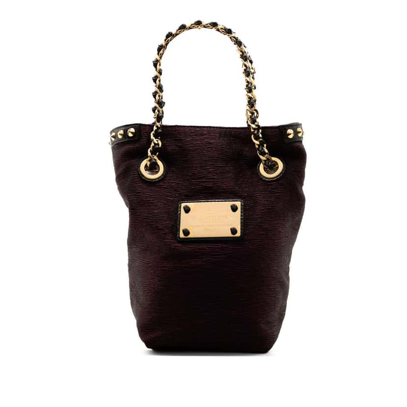 Louis Vuitton Limited Edition Metallic Jacquard Double Jeu Neo Alma Tote Purple Jacquard Very good condition - Front View