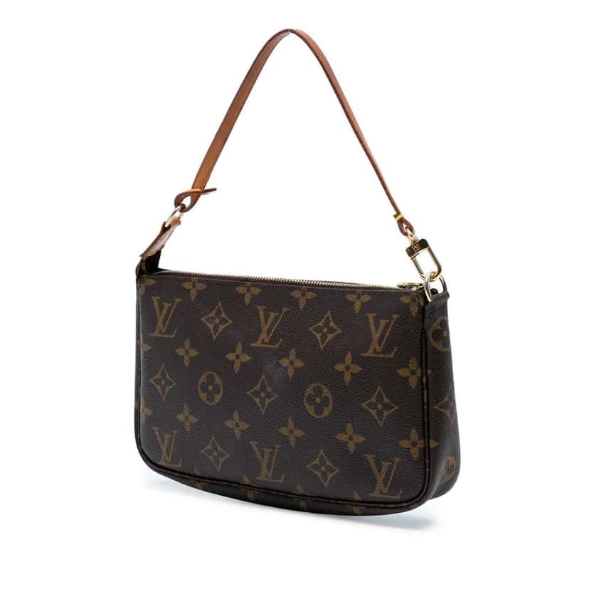 Louis Vuitton Monogram Pochette Accessoires Brown Good condition - Back View