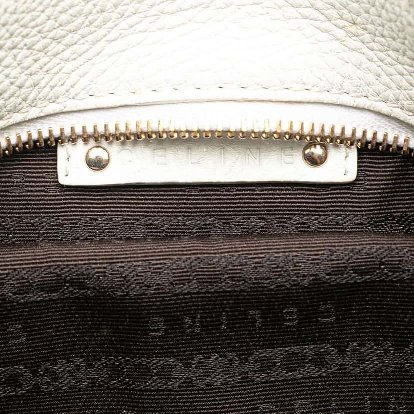 Celine Calfskin Bittersweet Hobo White Leather Good condition - Box View