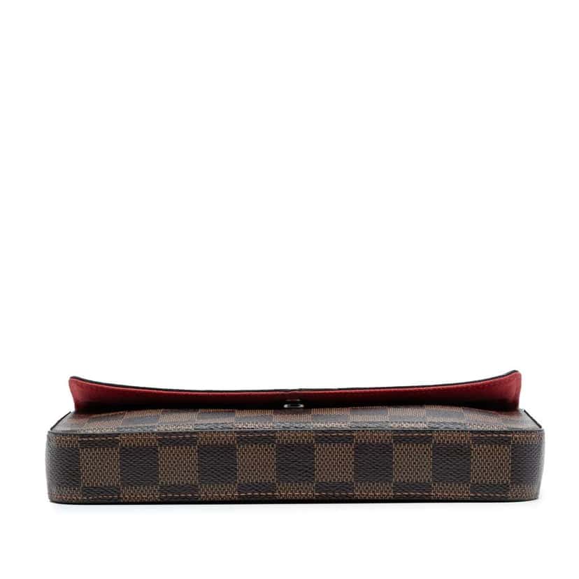 Louis Vuitton Damier Ebene Pochette Felicie Brown Good condition - Inside View