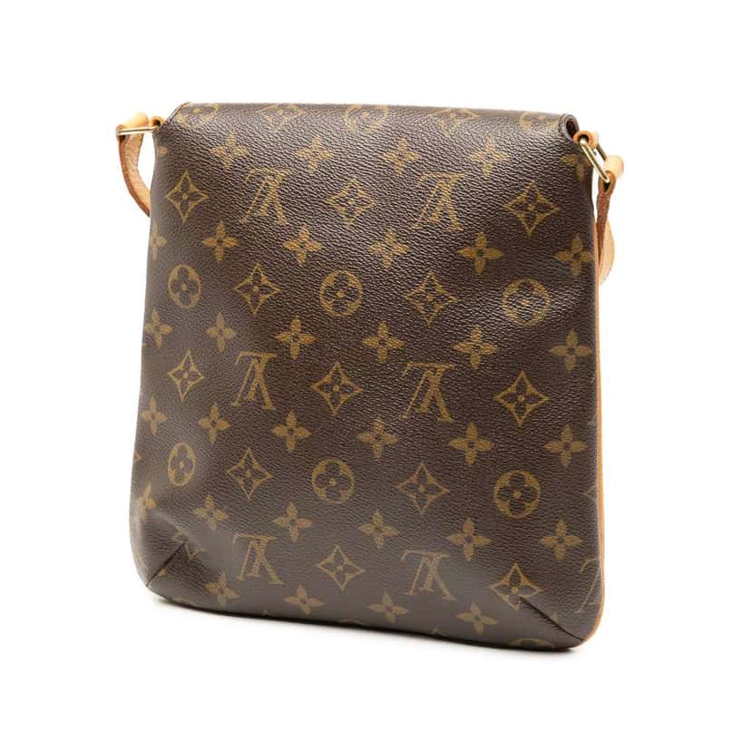 Louis Vuitton Monogram Musette Salsa PM Long Strap Brown Good condition - Back View