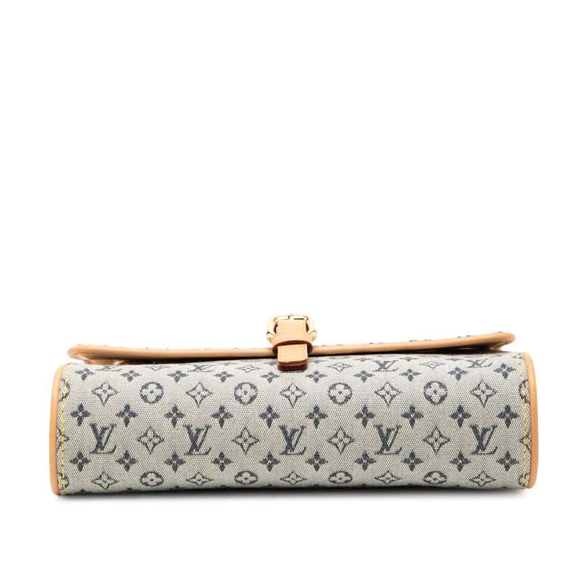 Louis Vuitton Monogram Mini Lin Camille Grey Cotton Good condition - Inside View