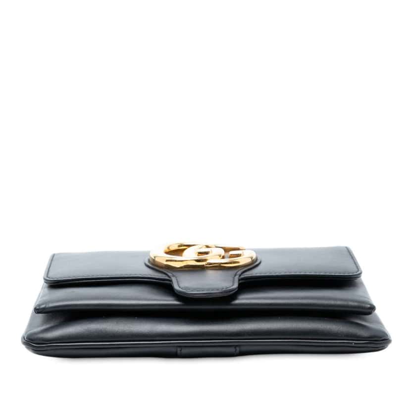 Gucci Small Leather Arli Crossbody Black Leather Good condition - Inside View