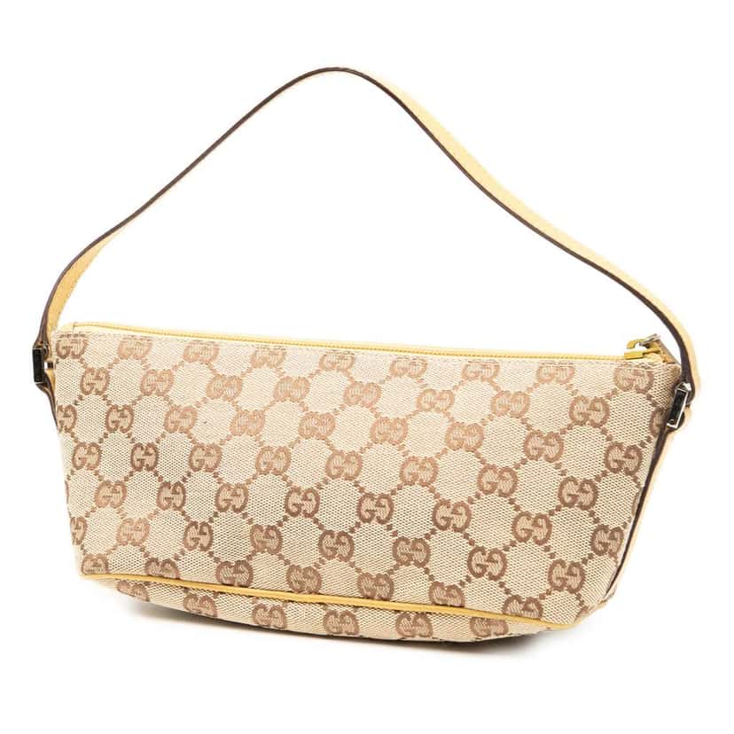 Gucci GG Canvas Boat Brown Canvas Good condition - Back View