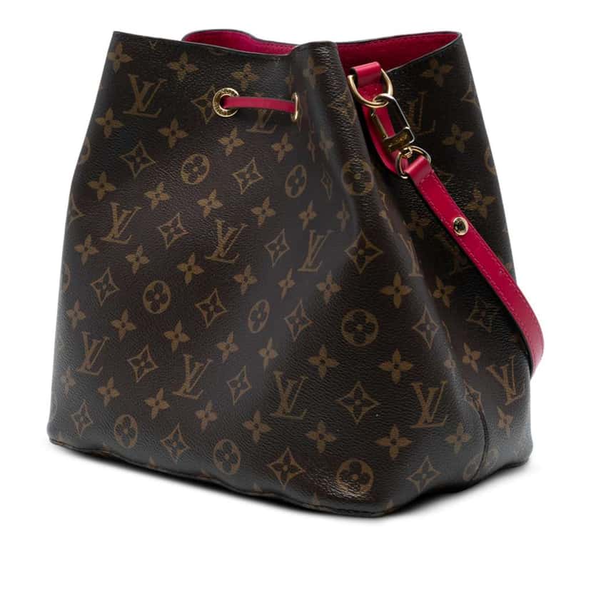 Louis Vuitton Monogram Neonoe MM Brown Good condition - Back View