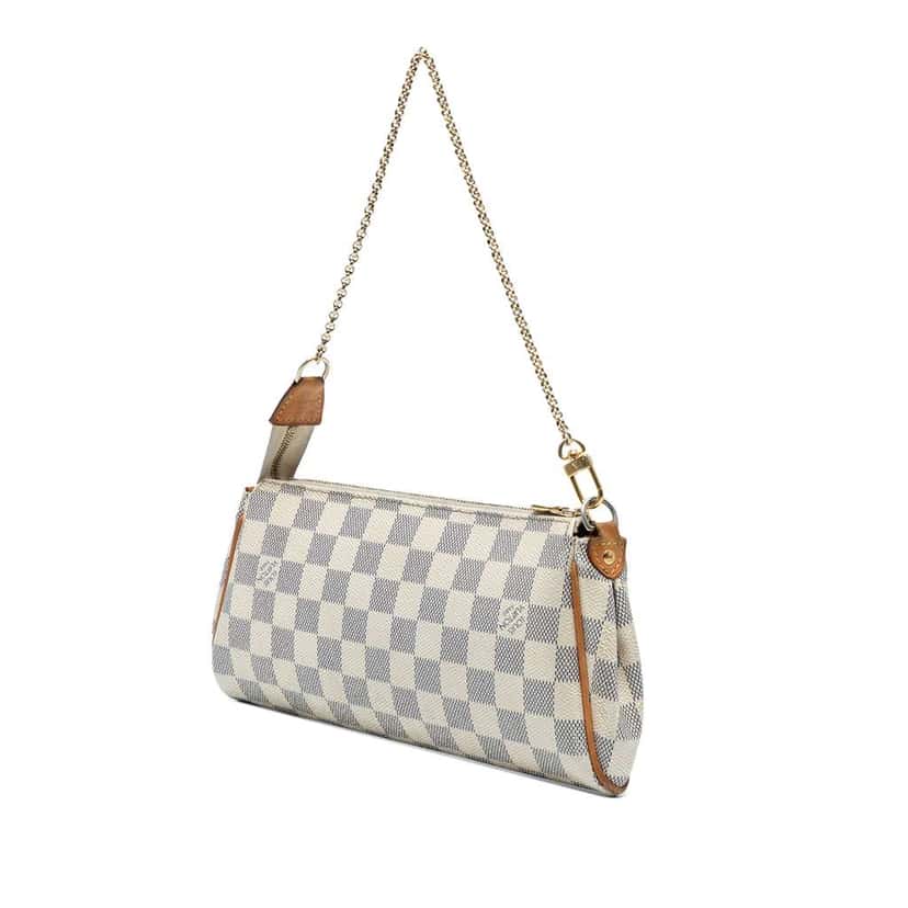 Louis Vuitton Damier Azur Eva White Good condition - Back View