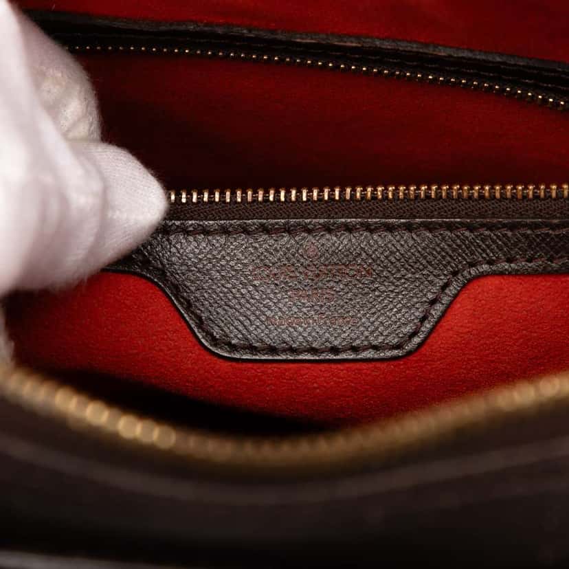 Louis Vuitton Damier Ebene Triana Brown Good condition - Box View
