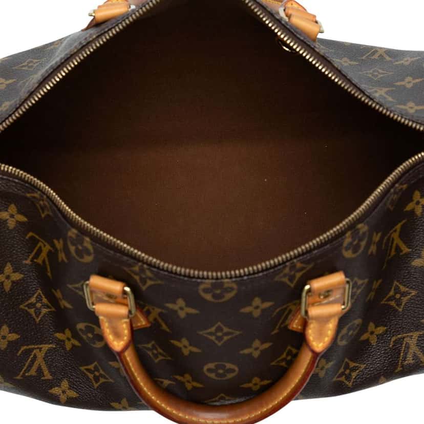 Louis Vuitton Monogram Speedy 35 Brown Good condition - Model View