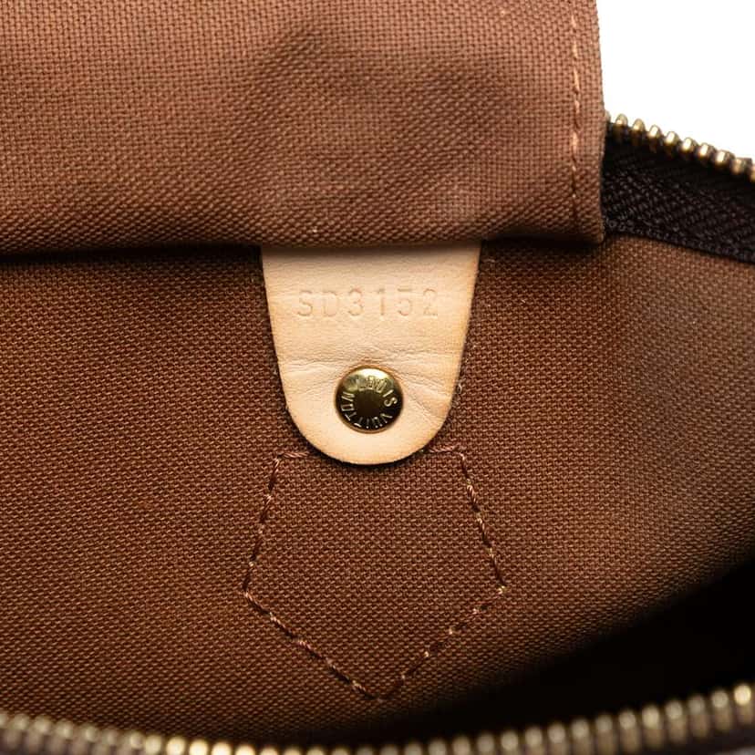 Louis Vuitton Monogram Speedy 35 Brown Good condition - Box View