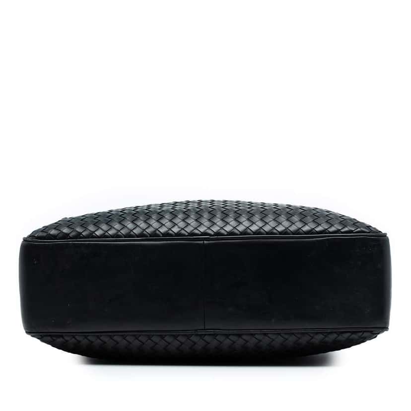 Bottega Veneta Nappa Intrecciato Business Bag Black Leather Good condition - Inside View