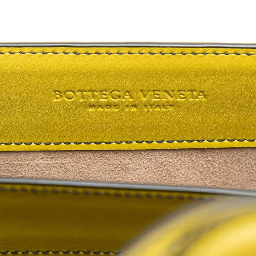 Bottega Veneta Bicolor Leather City Knot Shoulder Bag Brown Leather Good condition - Box View