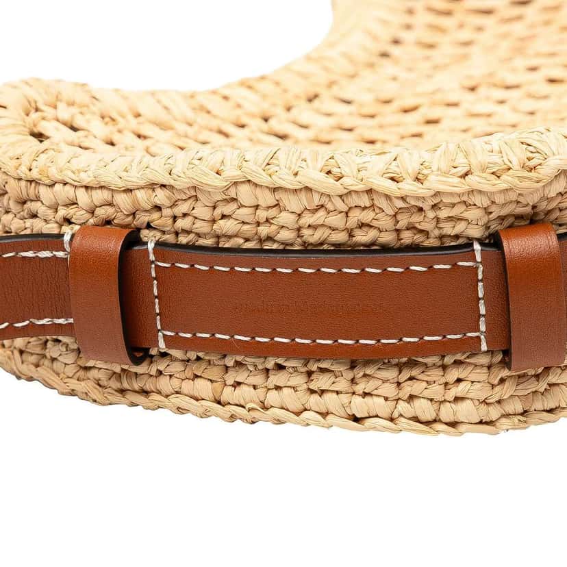 Louis Vuitton Raffia By the Pool Croissant MM Brown Good condition - Box View