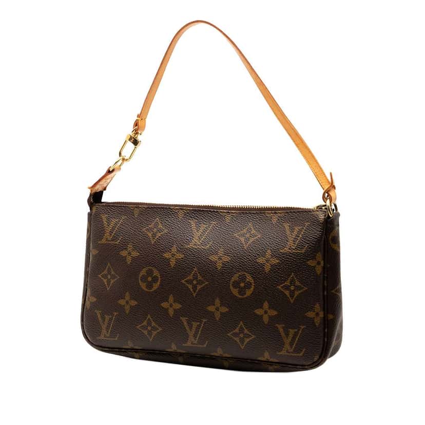 Louis Vuitton Monogram Pochette Accessoires Brown Good condition - Back View