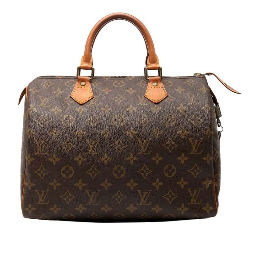 Louis Vuitton Monogram Speedy 30 Brown Good condition - Front View