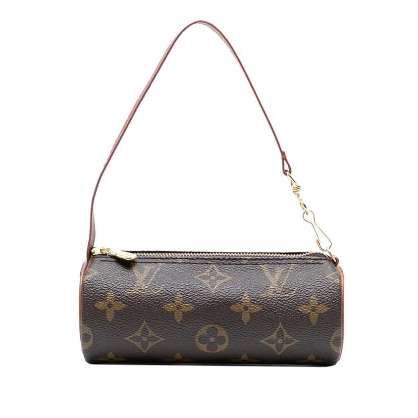 Louis Vuitton Monogram Papillon Pochette Brown Good condition - Front View
