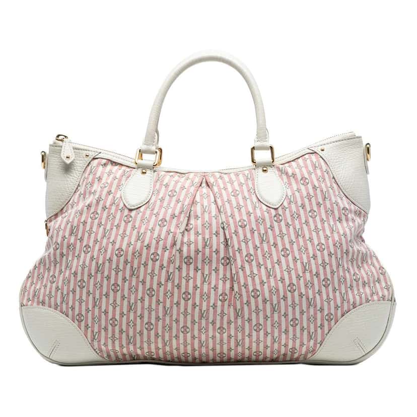 Louis Vuitton Monogram Mini Lin Croisette Marina GM Pink Canvas Good condition - Front View