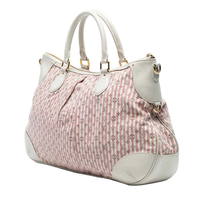 Louis Vuitton Monogram Mini Lin Croisette Marina GM Pink Canvas Good condition - Back View