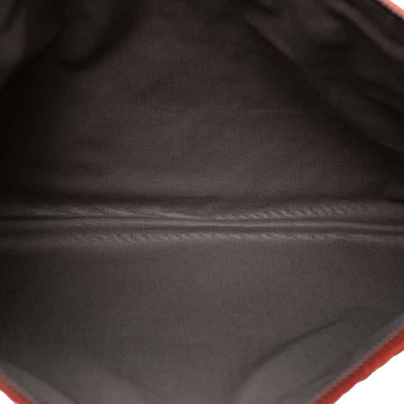 Bottega Veneta Nappa Intrecciato Clutch Red Leather Good condition - Model View