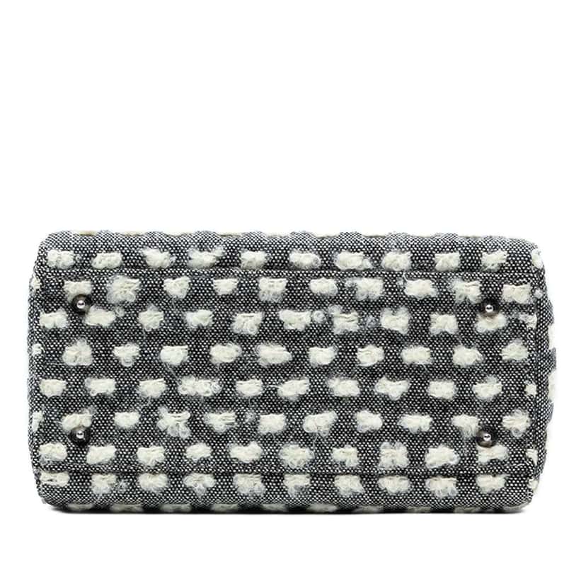 Dior Medium Tweed Lady Dior Grey Tweed Good condition - Inside View