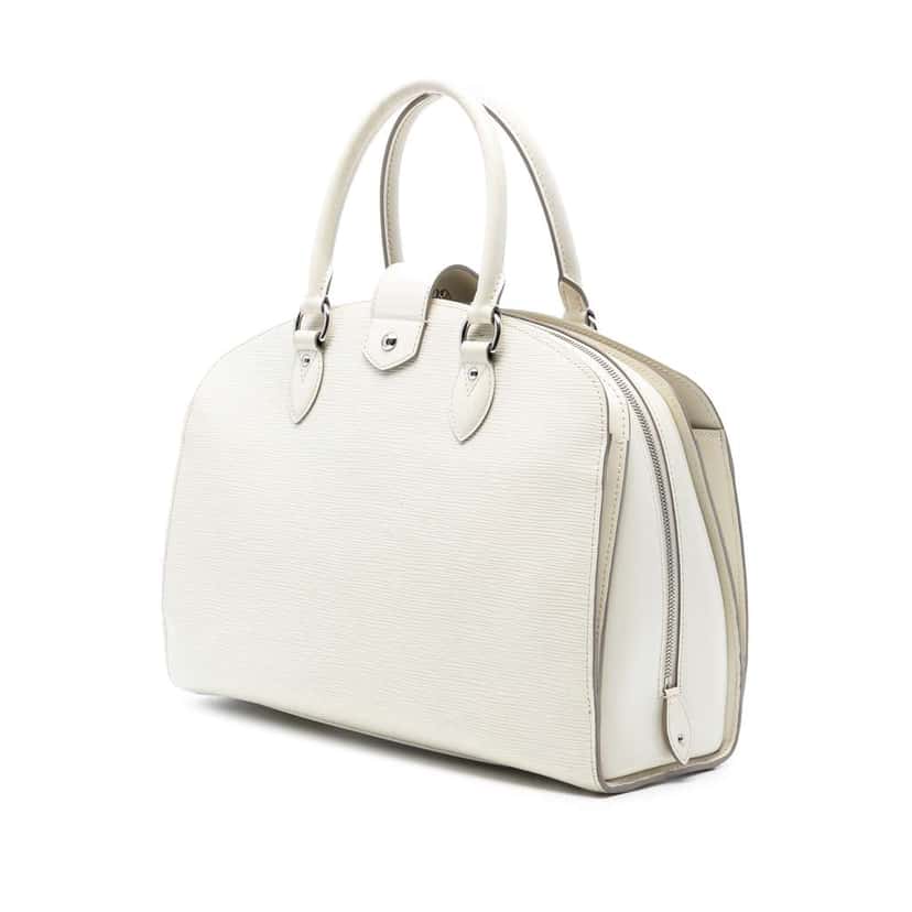 Louis Vuitton Epi Pont Neuf GM White Leather Good condition - Back View