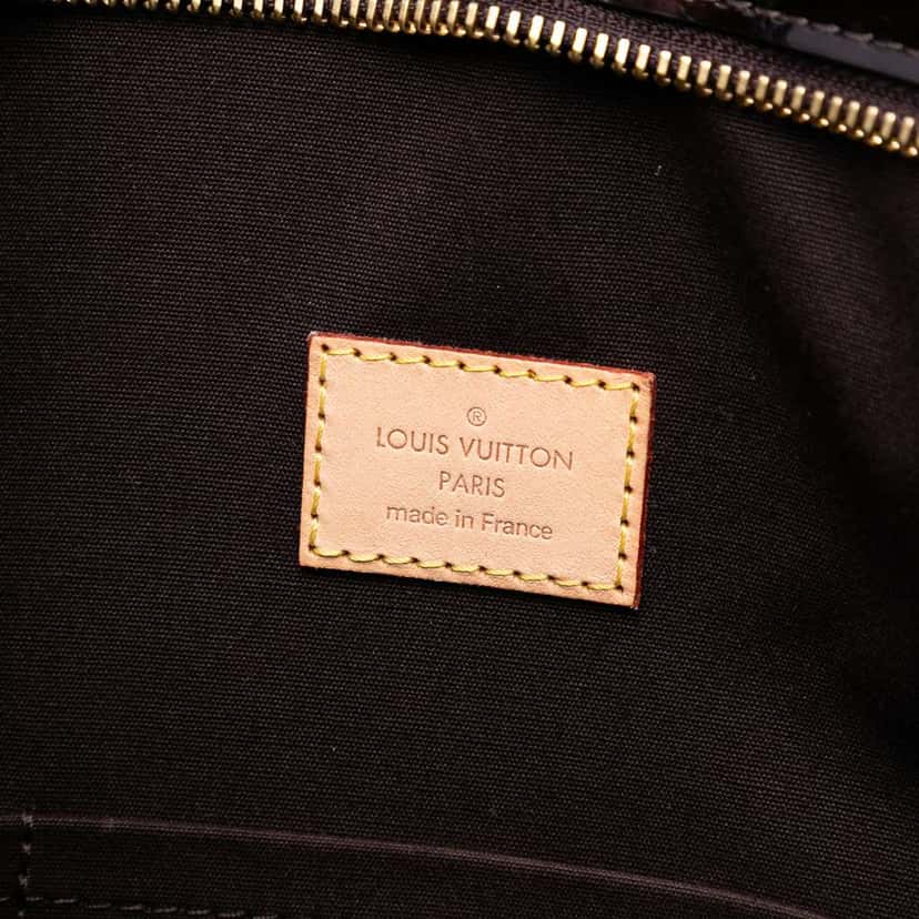 Louis Vuitton Monogram Vernis Brentwood Purple Leather Good condition - Box View