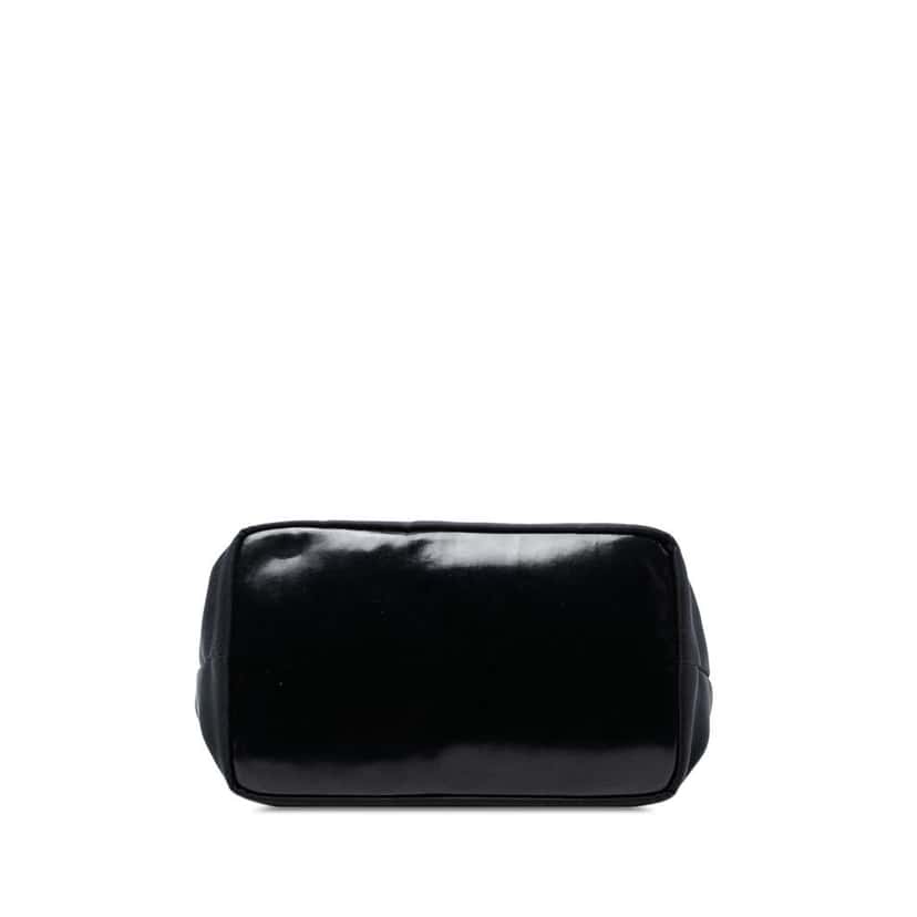 Gucci Nylon Bamboo Shoulder Bag Black Good condition - Inside View