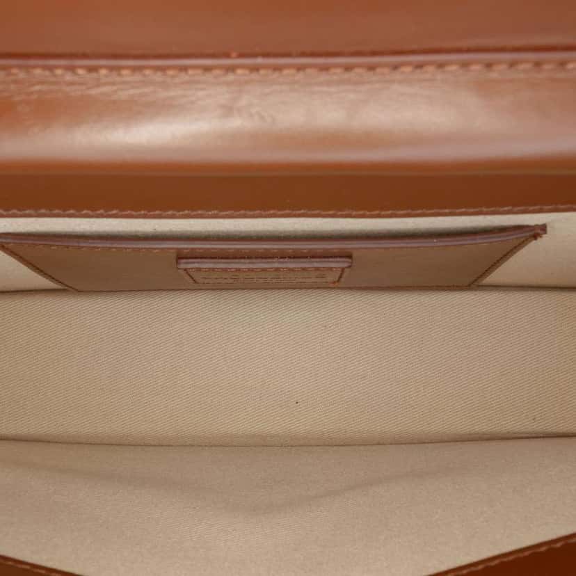 Jacquemus Leather Le Bambino Long Ficiu Brown Leather Good condition - Model View