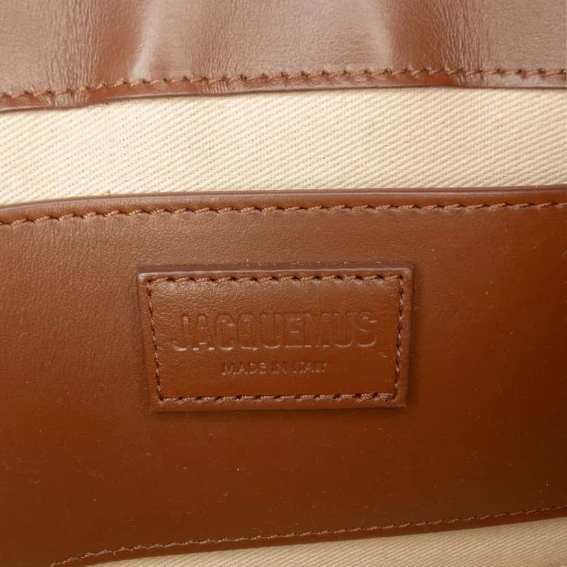 Jacquemus Leather Le Bambino Long Ficiu Brown Leather Good condition - Box View