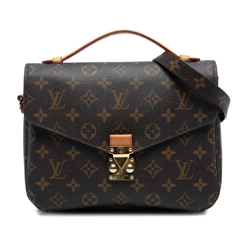 Louis Vuitton Monogram Pochette Metis Brown Good condition - Front View