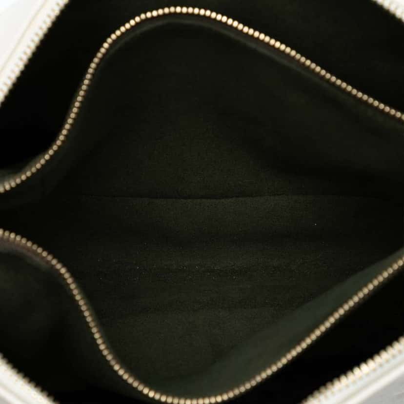 Louis Vuitton Monogram Embossed Puffy Lambskin Coussin PM White Leather Very good condition - Model View