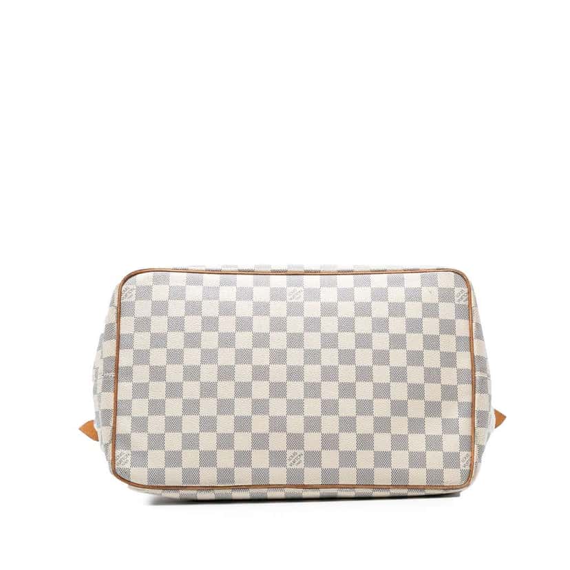 Louis Vuitton Damier Azur Saleya GM White Good condition - Inside View