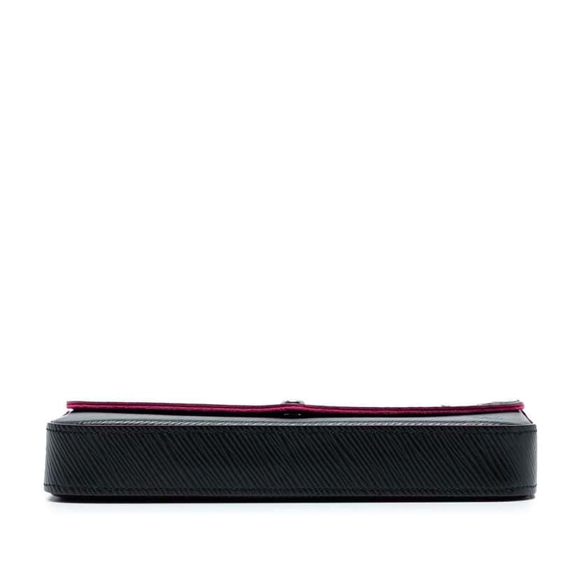 Louis Vuitton Epi Pochette Felicie Black Leather Good condition - Inside View