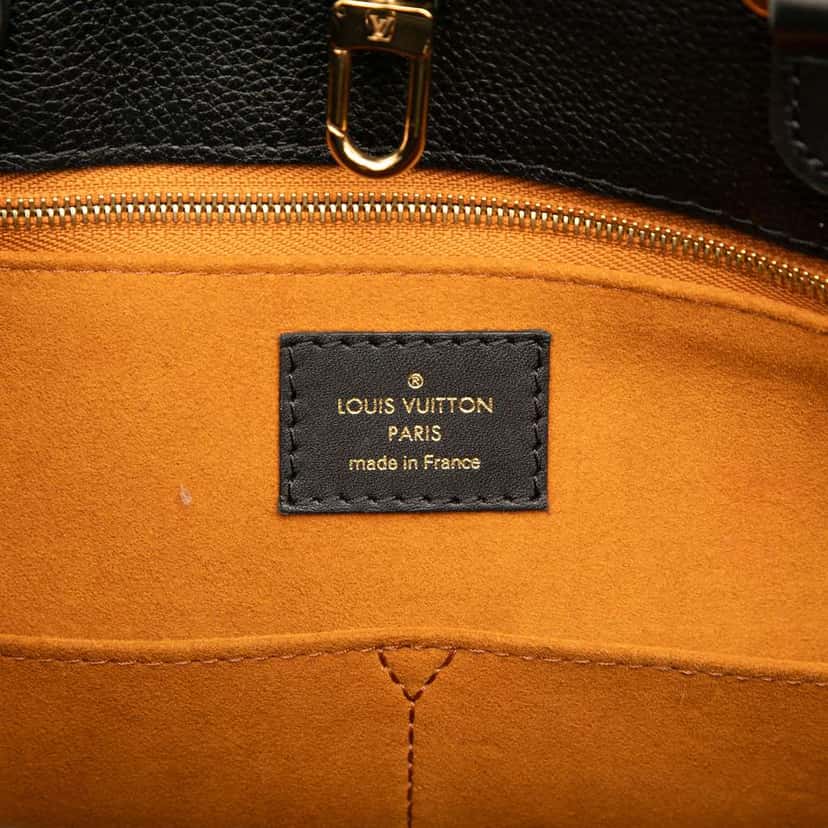 Louis Vuitton Monogram Empreinte Onthego MM Black Leather Good condition - Box View
