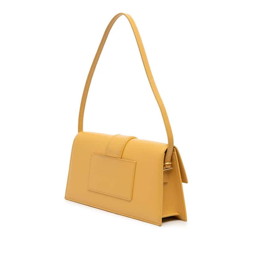 Jacquemus Leather Le Bambino Long Yellow Leather Good condition - Back View