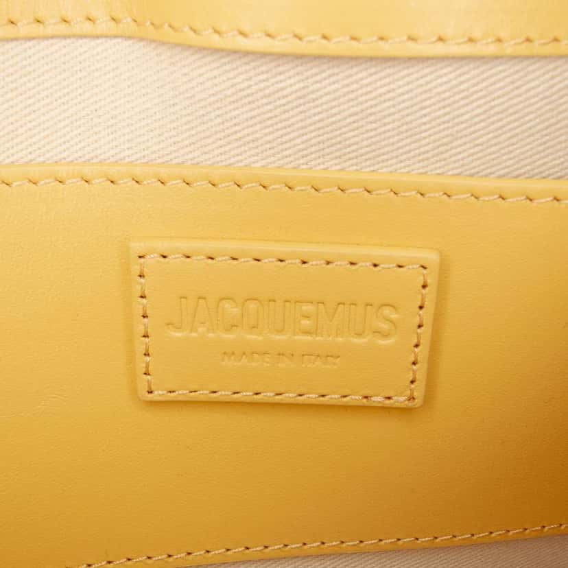 Jacquemus Leather Le Bambino Long Yellow Leather Good condition - Box View