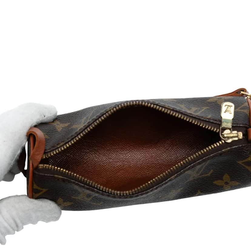 Louis Vuitton Monogram Papillon Pochette Brown Good condition - Model View