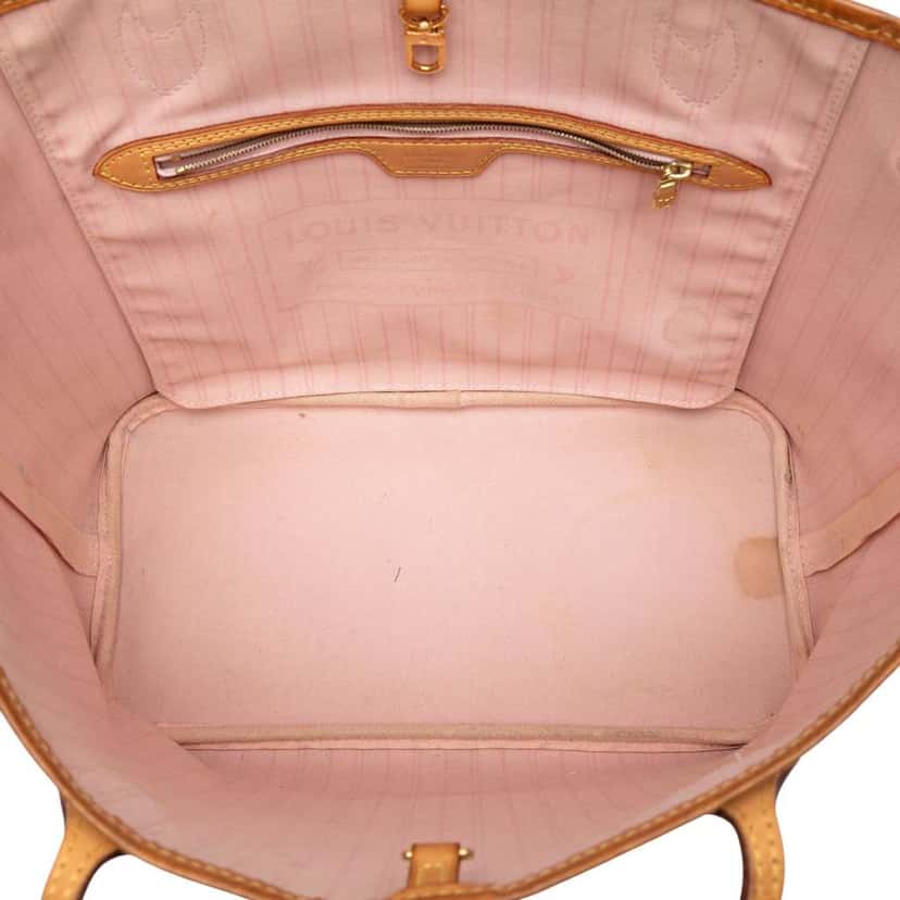 Louis Vuitton Damier Azur Neverfull MM White Good condition - Model View