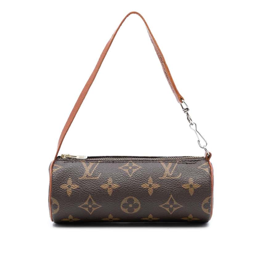 Louis Vuitton Monogram Papillon Pochette Brown Good condition - Front View