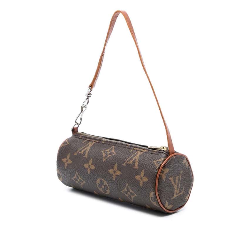 Louis Vuitton Monogram Papillon Pochette Brown Good condition - Back View