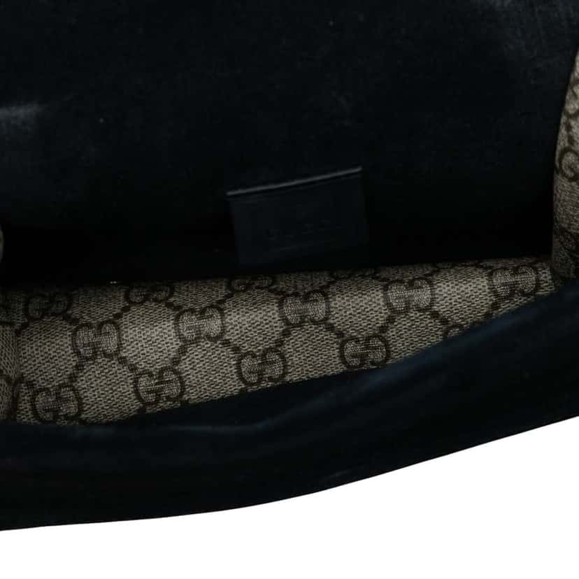 Gucci Small GG Supreme Dionysus Crossbody Brown Canvas Good condition - Model View